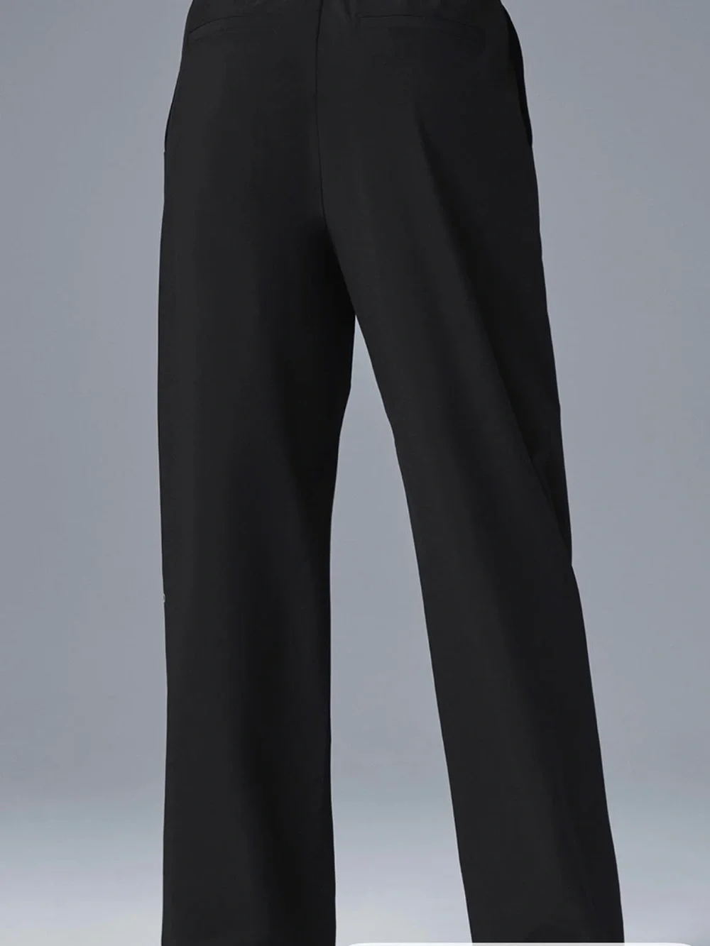 ALO High Waist Pursuit Trouser (Regular) Black